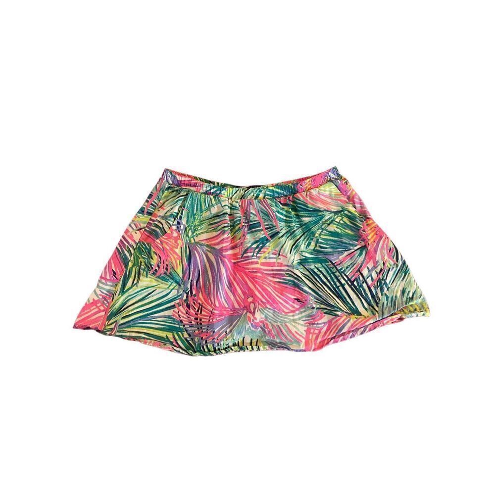 Lilly Pulitzer girls, cotton multicolored skirt, size XL